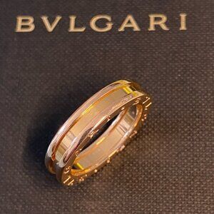 BULGARI BZERO 1 PINK GOLD RING, 18K ROSE GOLD, S 9